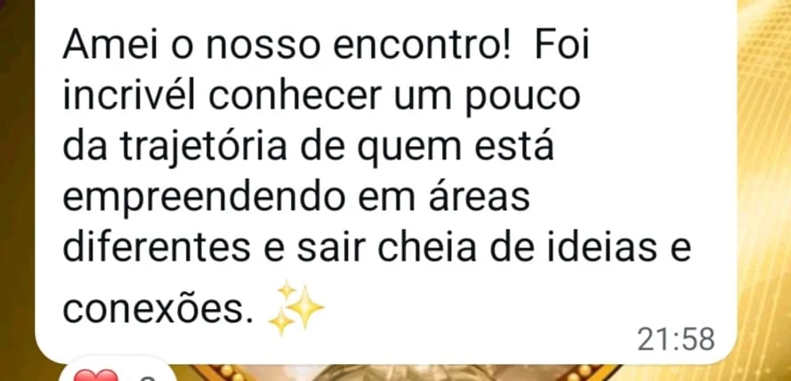 Depoimento sobre encontro, ideias e conexões